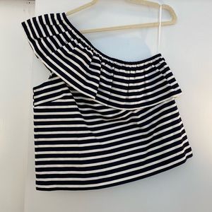 J Crew one shoulder top